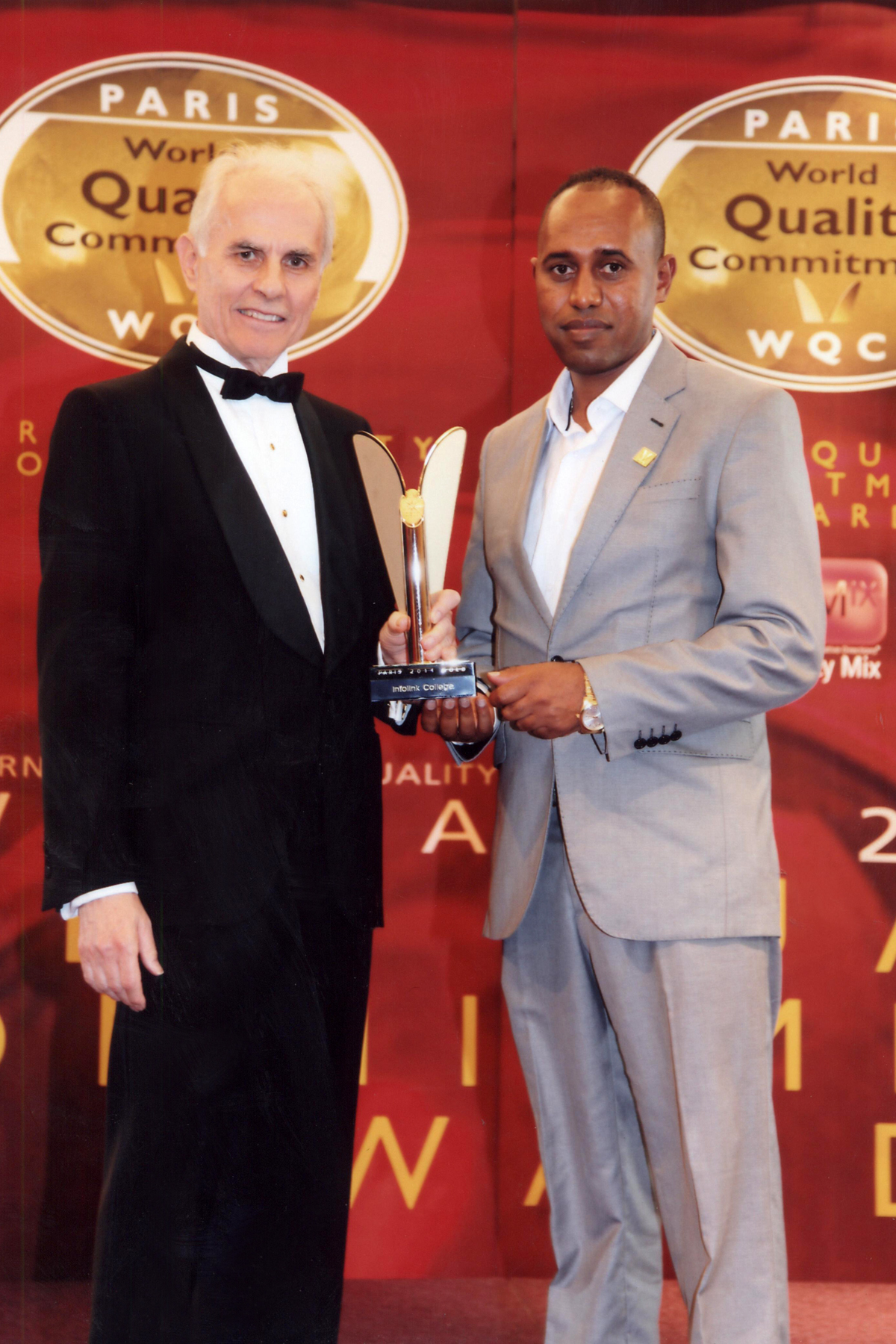 Winner of World Quality Commitment Award.